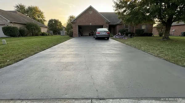 Concrete driveway installation in Pleasant Prairie, WI